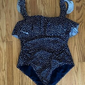 Polka Dot One-Piece Swimsuit